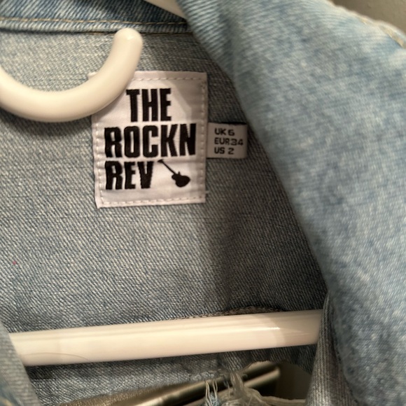The Rockn Rev Ripped Jean Jacket - Picture 4 of 6